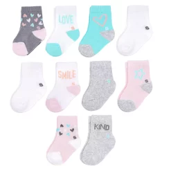 Toddler Girl Jumping Beans® 10-pk. Sweets Crew Socks