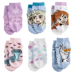 Disney's Frozen Anna, Elsa & Olaf Toddler Girl 6-pk. Low-Cut Socks