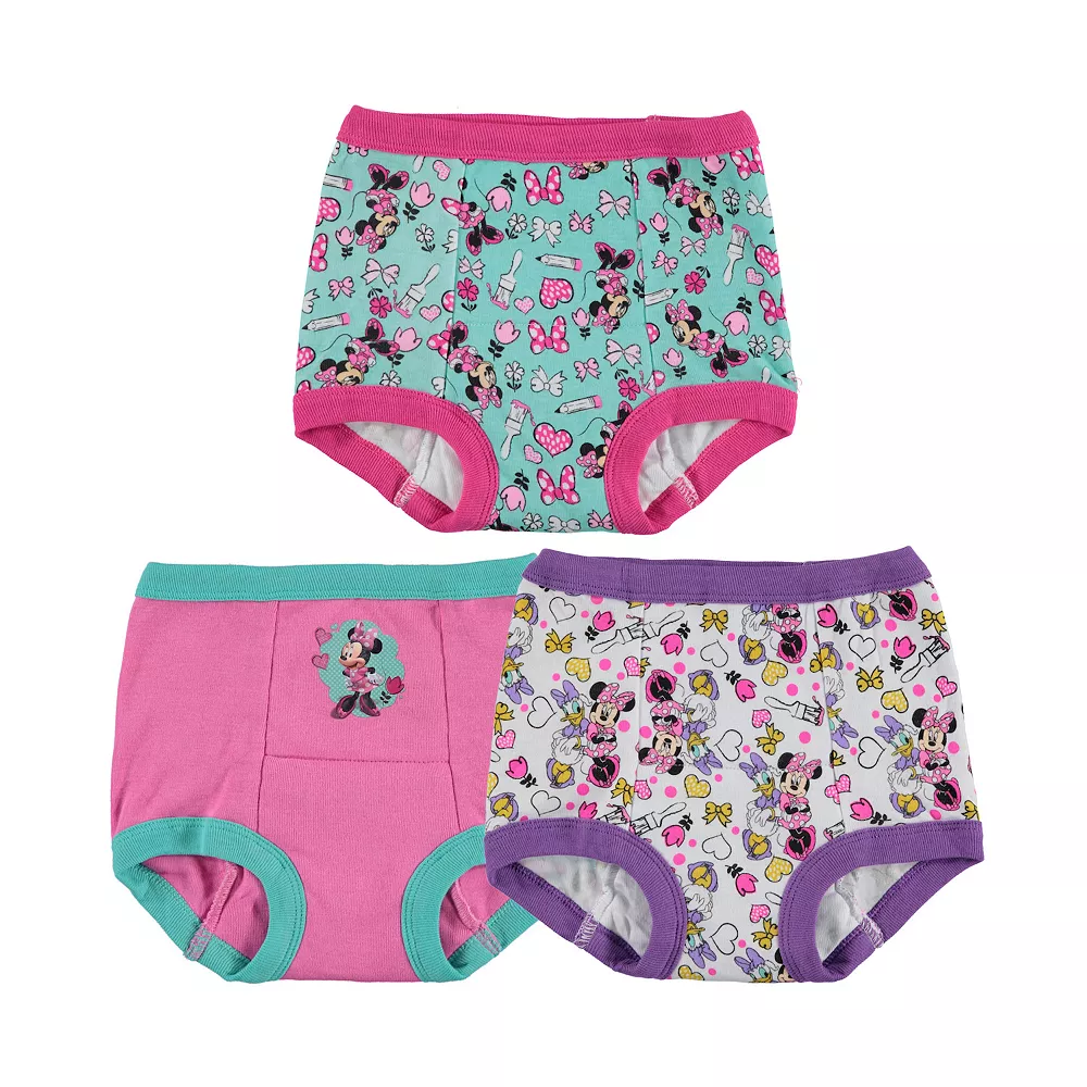 Disney's Minnie Mouse Toddler Girl 3-pk. Training Pants 1 Disney's Minnie Mouse Toddler Girl 3-pk. Training Pants