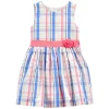 Toddler Girl Carter's Plaid Sateen Dress