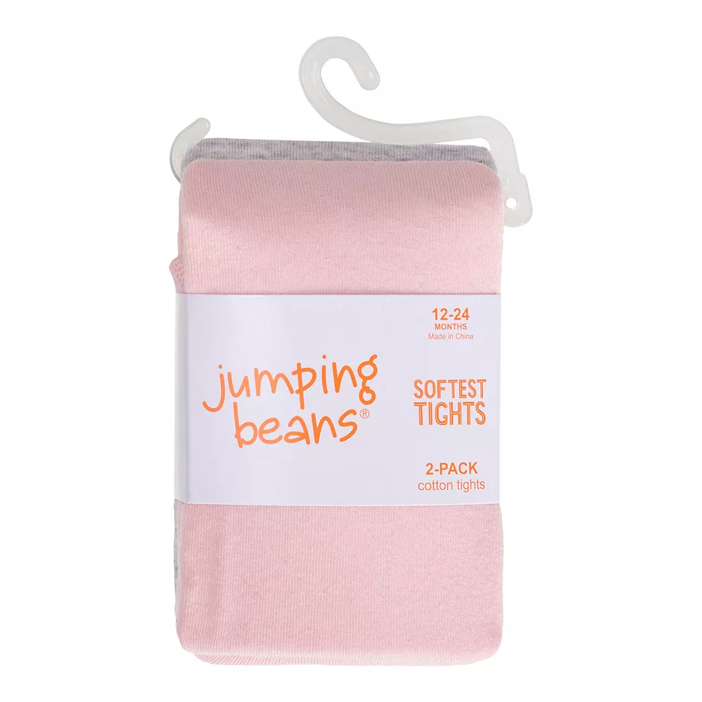Baby / Toddler Girl Jumping Beans® 2 Pack Softest Tights 1 Baby / Toddler Girl Jumping Beans® 2 Pack Softest Tights