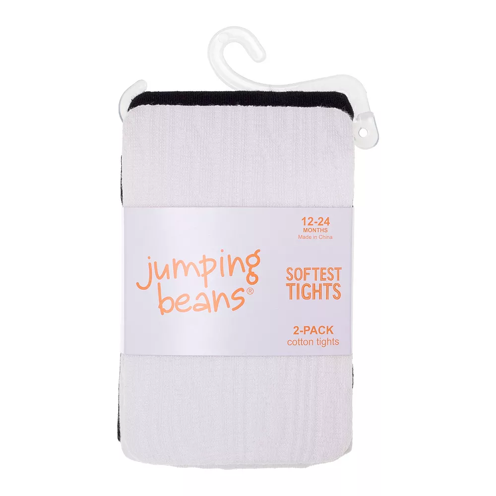 Baby / Toddler Girl Jumping Beans® 2 Pack Softest Tights 1 Baby / Toddler Girl Jumping Beans® 2 Pack Softest Tights