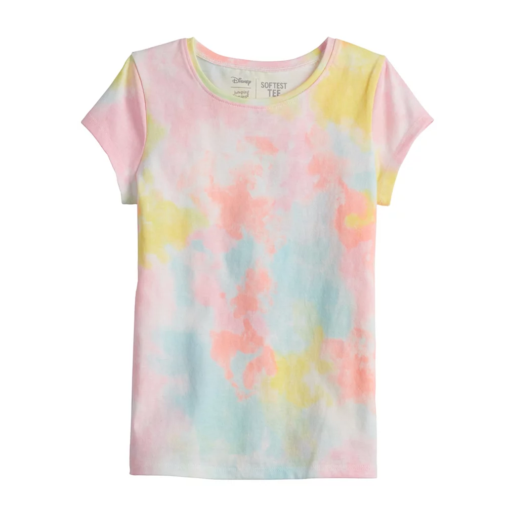 Toddler Girl Jumping Beans® Tie Dye Core Short Sleeve Crewneck Tee 1 Toddler Girl Jumping Beans® Tie Dye Core Short Sleeve Crewneck Tee