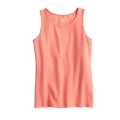 Toddler Girl Jumping Beans® Essential Rib Tank Top -Kohl's Sales Store 5235870 Coral