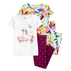 Toddler Girl Carter's Tops & Bottoms Pajama Set -Kohl's Sales Store 5285000 Unicorn