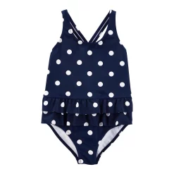 Toddler Girl Carter's One-Piece Polka Dot Swimsuit