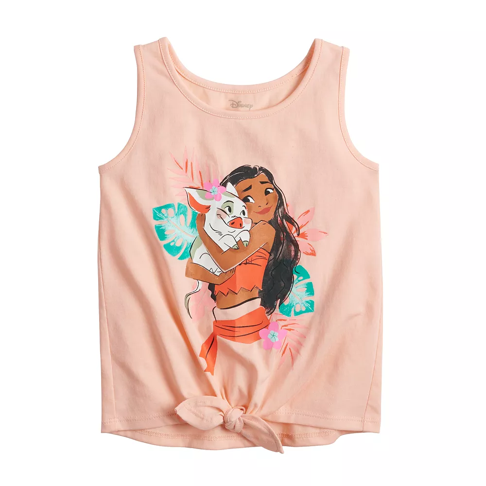 Toddler Girl Disney Moana Tie Front Graphic Tank Top by Jumping Beans® 1 Toddler Girl Disney Moana Tie Front Graphic Tank Top by Jumping Beans®