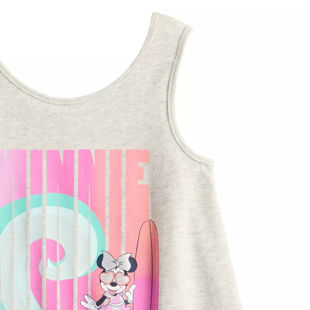 Girls 4-12 Disney Minnie Mouse Surfboard Adaptive Sensory Graphic Tank Top by Jumping Beans® 2 Girls 4-12 Disney Minnie Mouse Surfboard Adaptive Sensory Graphic Tank Top by Jumping Beans® - Image 2
