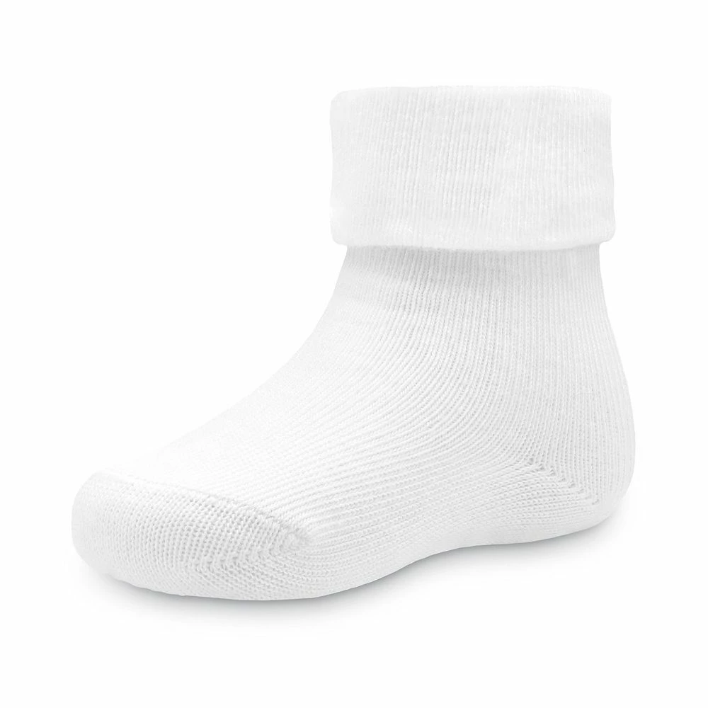 Baby / Toddler Jumping Beans® 6-Pack White Foldover Cuff Socks 2 Baby / Toddler Jumping Beans® 6-Pack White Foldover Cuff Socks - Image 2