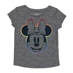Toddler Girl Disney Minnie Mouse Rainbow Pride Outline Graphic Tee by Jumping Beans®