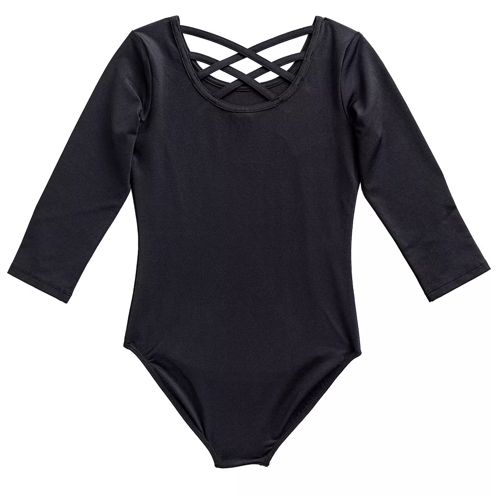 Girls 4-16 Rainbeau Moves 3/4-Sleeve Leotard 3 Girls 4-16 Rainbeau Moves 3/4-Sleeve Leotard - Image 3