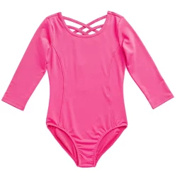 Girls 4-16 Rainbeau Moves 3/4-Sleeve Leotard