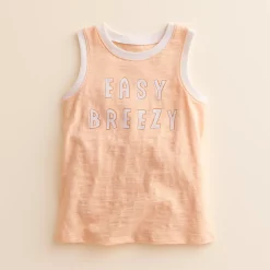 Baby & Toddler Little Co. by Lauren Conrad Organic Muscle Tank -Kohl's Sales Store 5539151 Peach Easy Breezy