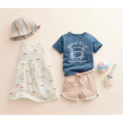 Baby & Toddler Girl Little Co. by Lauren Conrad Organic Lettuce-Edge Tank Dress -Kohl's Sales Store 5539321 ALT9