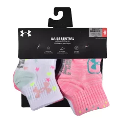 Baby / Toddler Girl Under Armour 6-Pack Hearts & Stars Ankle Socks -Kohl's Sales Store 5569562 ALT