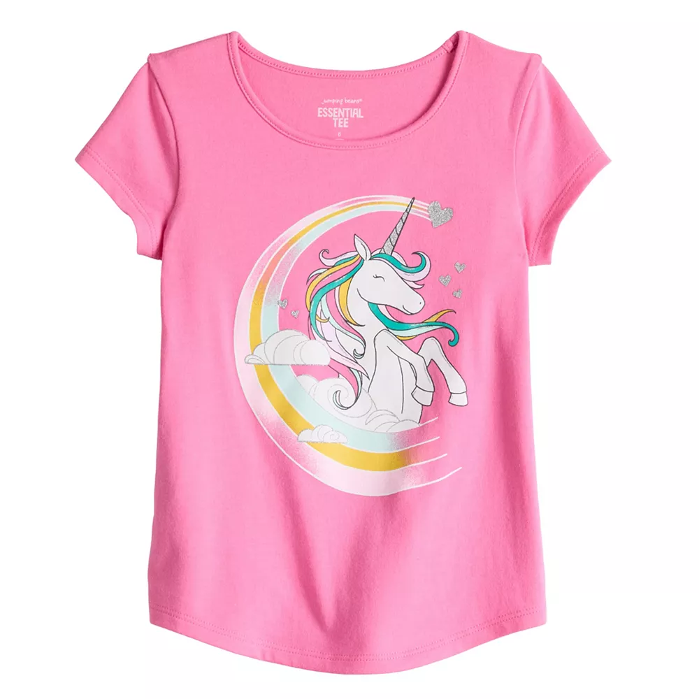Girls 4-12 Jumping Beans® Physical Adaptive Double-Layer Tee 6 Girls 4-12 Jumping Beans® Physical Adaptive Double-Layer Tee - Image 6