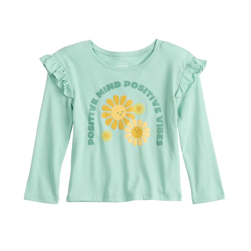Toddler Girl Jumping Beans® Ruffle Shoulder Long Sleeve Tee 5 Toddler Girl Jumping Beans® Ruffle Shoulder Long Sleeve Tee - Image 5