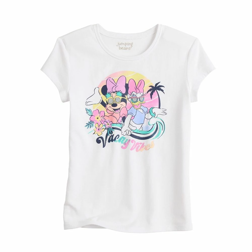 Toddler Girl Disney Minnie Mouse & Daisy Duck "Vacay Vibes" Core Graphic Tee by Jumping Beans® 1 Toddler Girl Disney Minnie Mouse & Daisy Duck "Vacay Vibes" Core Graphic Tee by Jumping Beans®