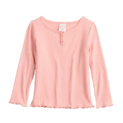 Toddler Girls Jumping Beans® Ribbed Henley 5 Toddler Girls Jumping Beans® Ribbed Henley -Kohl's Sales Store 5585374 Light Pink
