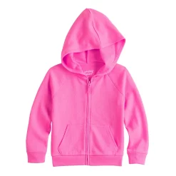 Toddler Girl Jumping Beans® French Terry Zip-Up Sweatshirt -Kohl's Sales Store 5590157 Hot Pink