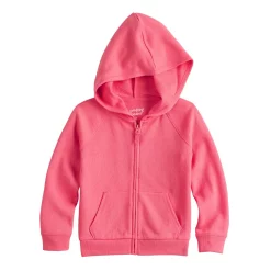 Toddler Girl Jumping Beans® French Terry Zip-Up Sweatshirt -Kohl's Sales Store 5590157 Pink