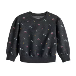 Toddler Girl Jumping Beans® Puff Sleeve Crewneck Sweatshirt 10 Toddler Girl Jumping Beans® Puff Sleeve Crewneck Sweatshirt -Kohl's Sales Store 5591742 Gray