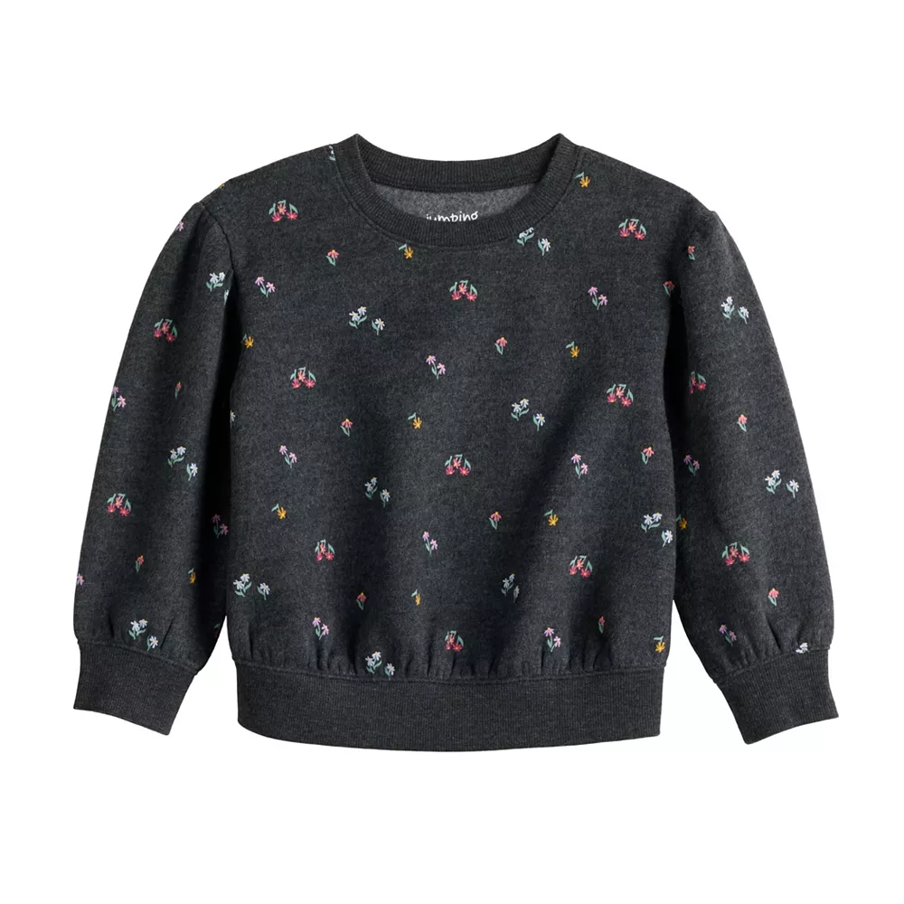 Toddler Girl Jumping Beans® Puff Sleeve Crewneck Sweatshirt 3 Toddler Girl Jumping Beans® Puff Sleeve Crewneck Sweatshirt - Image 3