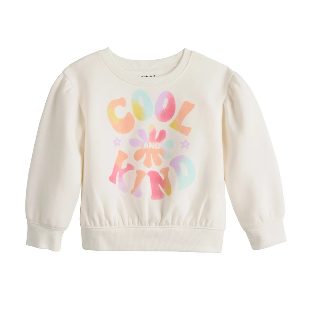 Toddler Girl Jumping Beans® Puff Sleeve Crewneck Sweatshirt 6 Toddler Girl Jumping Beans® Puff Sleeve Crewneck Sweatshirt - Image 6