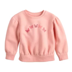Toddler Girl Jumping Beans® Puff Sleeve Crewneck Sweatshirt 11 Toddler Girl Jumping Beans® Puff Sleeve Crewneck Sweatshirt -Kohl's Sales Store 5591742 Pink