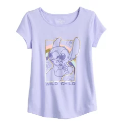 Disney's Lilo & Stitch Girls 4-12 Physical Adaptive Double-Layer Tee by Jumping Beans®