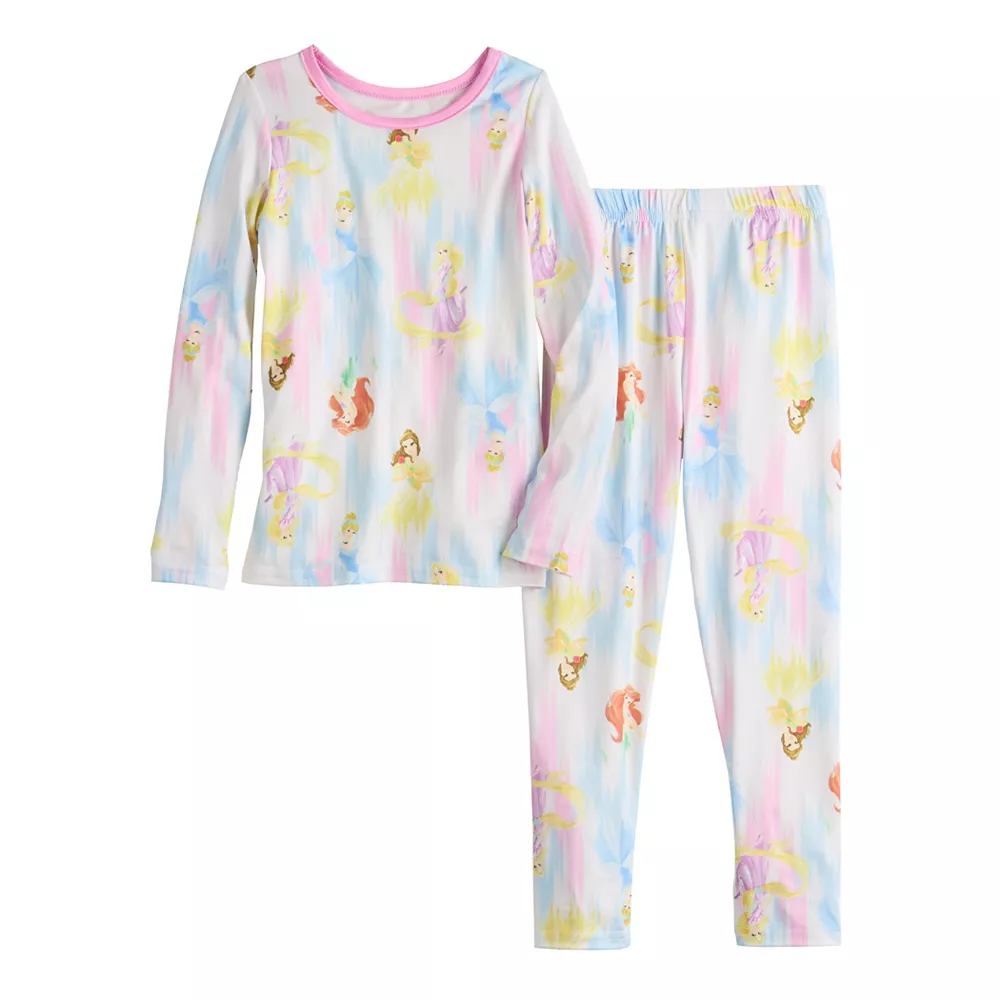 Disney Princess Toddler Girl Baselayer Set by Cuddl Duds® 1 Disney Princess Toddler Girl Baselayer Set by Cuddl Duds®