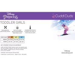 Disney Princess Toddler Girl Baselayer Set by Cuddl Duds® 5 Disney Princess Toddler Girl Baselayer Set by Cuddl Duds® -Kohl's Sales Store 5608274 ALT2