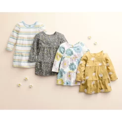 Baby & Toddler Girl Little Co. by Lauren Conrad Organic Long-Sleeve Tiered Dress -Kohl's Sales Store 5611835 ALT11