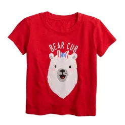 Toddler Girl Celebrate Together™ Bear Cub Patriotic Graphic Tee