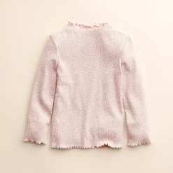 Baby & Toddler Girl Little Co. by Lauren Conrad Organic Lettuce-Edge Print Mockneck Top 8 Baby & Toddler Girl Little Co. by Lauren Conrad Organic Lettuce-Edge Print Mockneck Top -Kohl's Sales Store 5622448 Icy Mauve Ditsy Floral