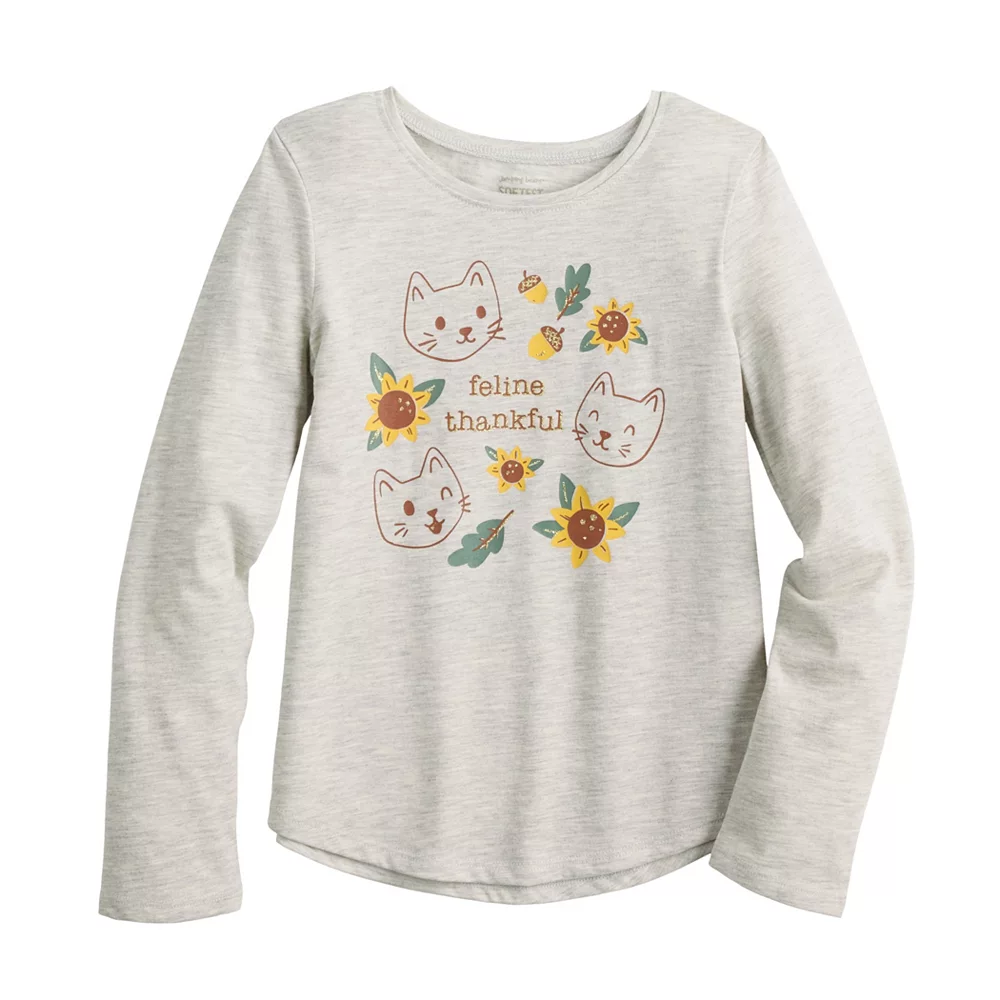 Toddler Girls Jumping Beans® Shirttail Tee 3 Toddler Girls Jumping Beans® Shirttail Tee - Image 3