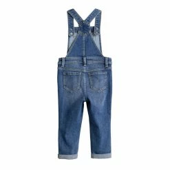 Alternative view of Toddler Girl Jumping Beans® Girlfriend Fit Denim Overalls