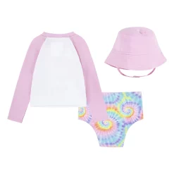 Baby Girl Hurley UPF Swim & Bucket Hat Set -Kohl's Sales Store 5649147 ALT