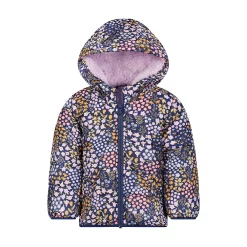 Toddler Girl Carter's Printed Puffer Jacket -Kohl's Sales Store 5657709 Navy Floral