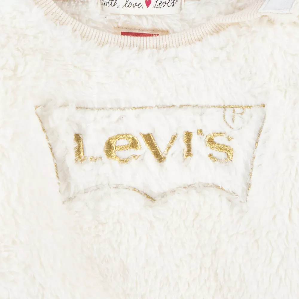 Baby Girl Levi's Sherpa Top & Leggings Set 3 Baby Girl Levi's Sherpa Top & Leggings Set - Image 3