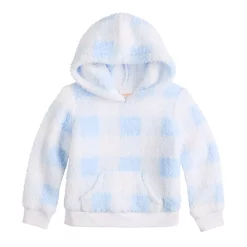 Baby Girl Jumping Beans® Cozy Sherpa Hoodie -Kohl's Sales Store 5673348 Blue Tie Dye