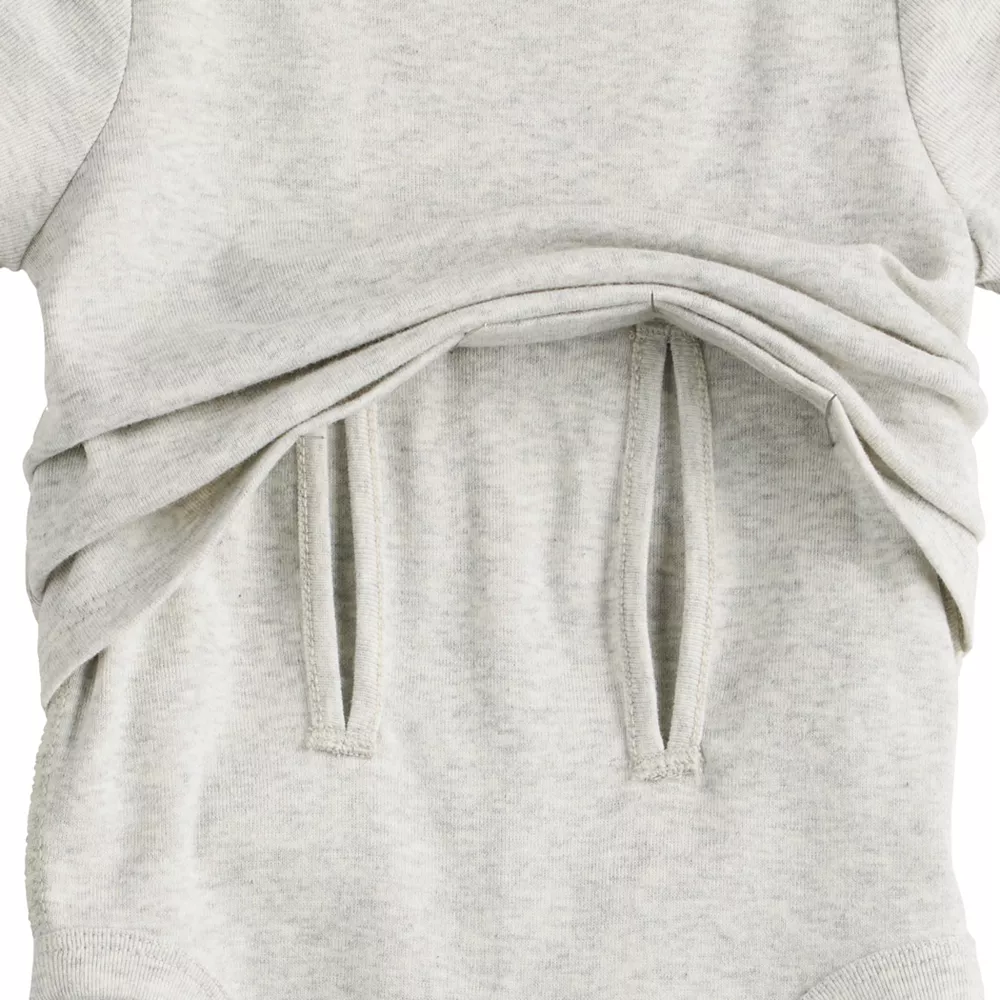 Baby Girl Jumping Beans® Adaptive Abdominal Access T-Shirt Romper 5 Baby Girl Jumping Beans® Adaptive Abdominal Access T-Shirt Romper - Image 5