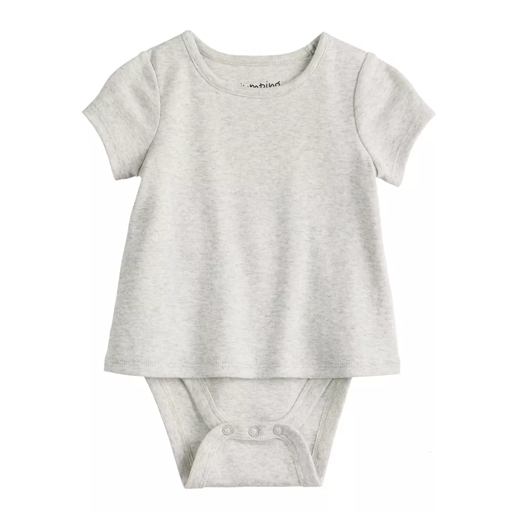 Baby Girl Jumping Beans® Adaptive Abdominal Access T-Shirt Romper 2 Baby Girl Jumping Beans® Adaptive Abdominal Access T-Shirt Romper - Image 2