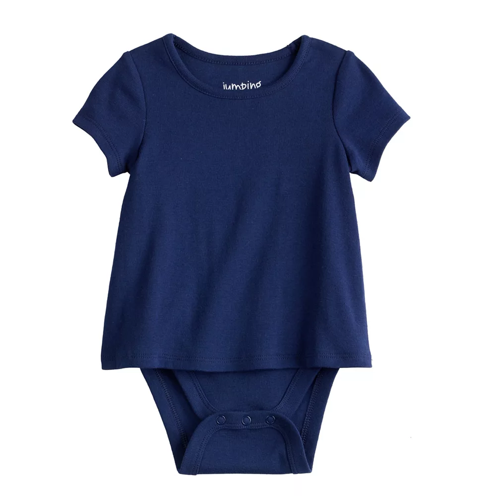 Baby Girl Jumping Beans® Adaptive Abdominal Access T-Shirt Romper 1 Baby Girl Jumping Beans® Adaptive Abdominal Access T-Shirt Romper