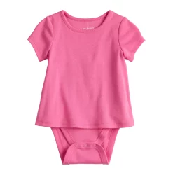 Alternative view of Toddler Girl Jumping Beans® Adaptive Abdominal Access Short Sleeve Tee Romper