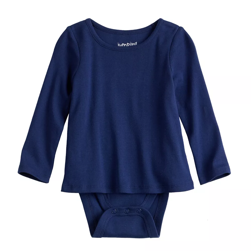 Toddler Girl Jumping Beans® Physical Adaptive Double-Layer Bodysuit 1 Toddler Girl Jumping Beans® Physical Adaptive Double-Layer Bodysuit