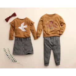 Baby & Toddler Little Co. by Lauren Conrad Organic Long-Sleeve Ruffle Tee 9 Baby & Toddler Little Co. by Lauren Conrad Organic Long-Sleeve Ruffle Tee -Kohl's Sales Store 5687880 ALT9