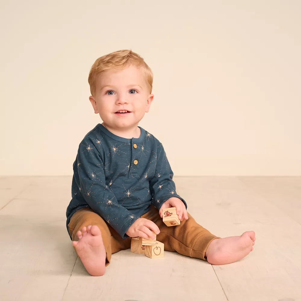 Baby & Toddler Little Co. by Lauren Conrad Organic Long-Sleeve Henley 4 Baby & Toddler Little Co. by Lauren Conrad Organic Long-Sleeve Henley - Image 4
