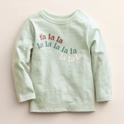 Baby & Toddler Little Co. by Lauren Conrad Organic Long-Sleeve Tee -Kohl's Sales Store 5690470 Mint Fa La La