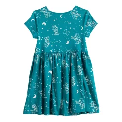 Alternative view of Toddler Girl Disney Minnie Mouse Celestial Print Core Knit Dress by Jumping Beans®